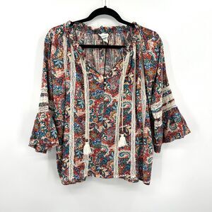 Floral Bohemian Blouse
